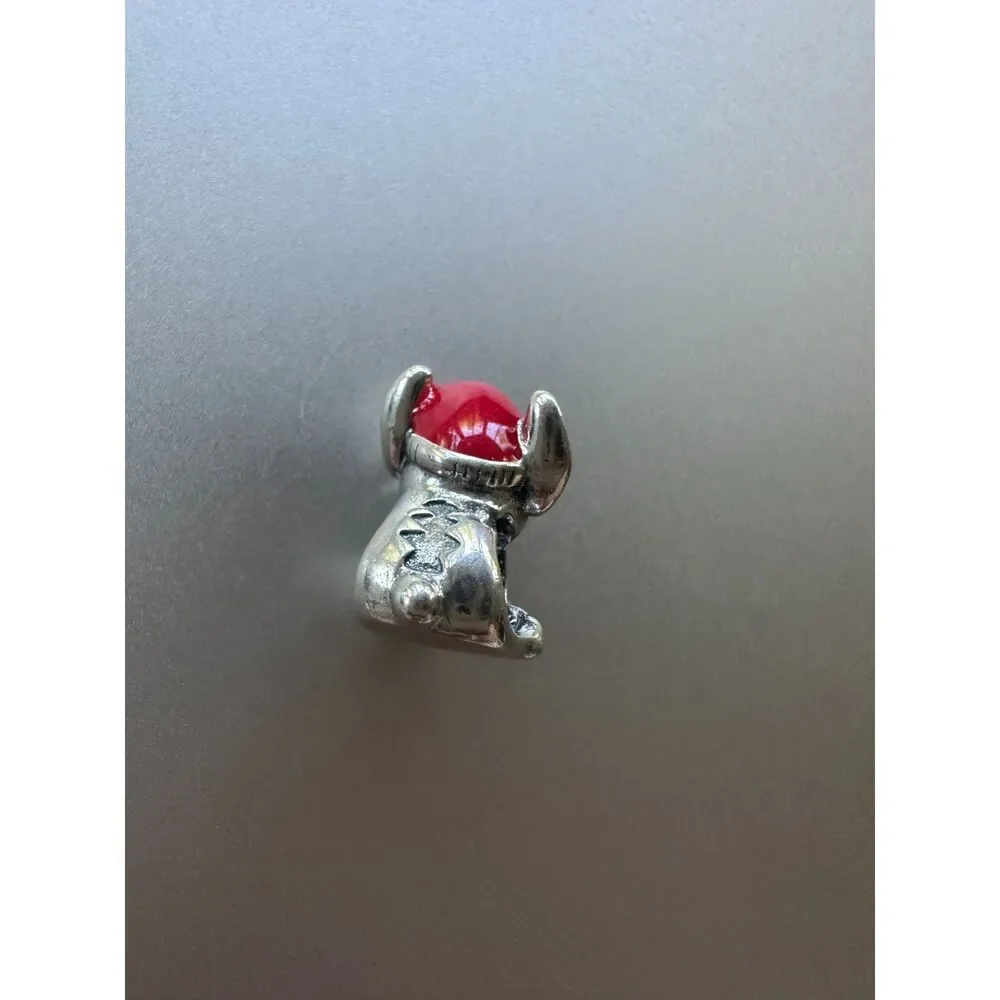 NWOT Stitch Christmas Disney x Pandora FIT Silver Charm 798452C01